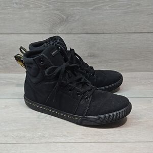Dr.Martens Women Rozarya Black High-Top Sneakers Shoes Sz 8